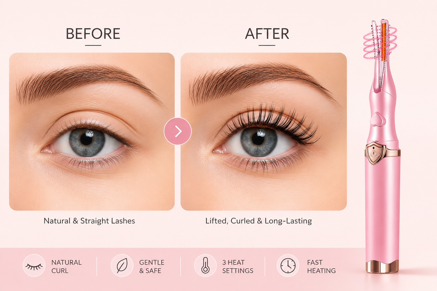 LumiLash™ Heated Eyelash Curler